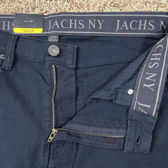 Jachs New York Men’s Twill 5-Pocket Pants Navy, Size 32x29 (New) - Picture 7 of 16